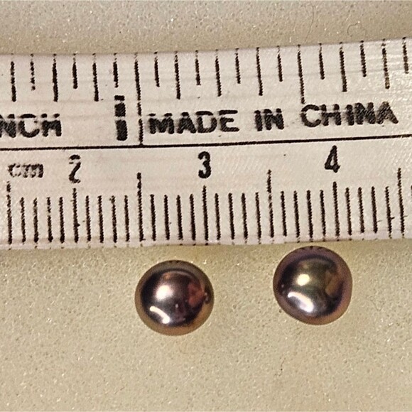 Multicolor Fresh Water Pear Pierced Earrings and Pendant - Picture 7 of 7